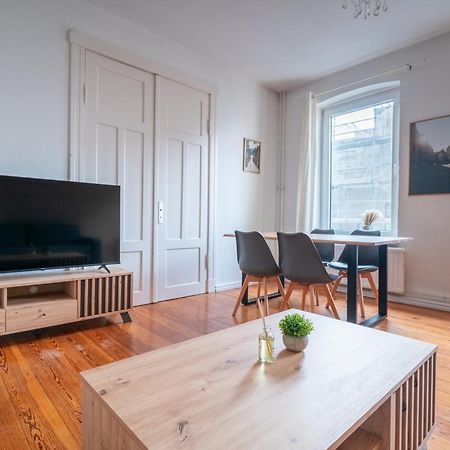Grosses Apartment Mit 2 Balkonen Zentral Am Nordertor Flensburg Dış mekan fotoğraf