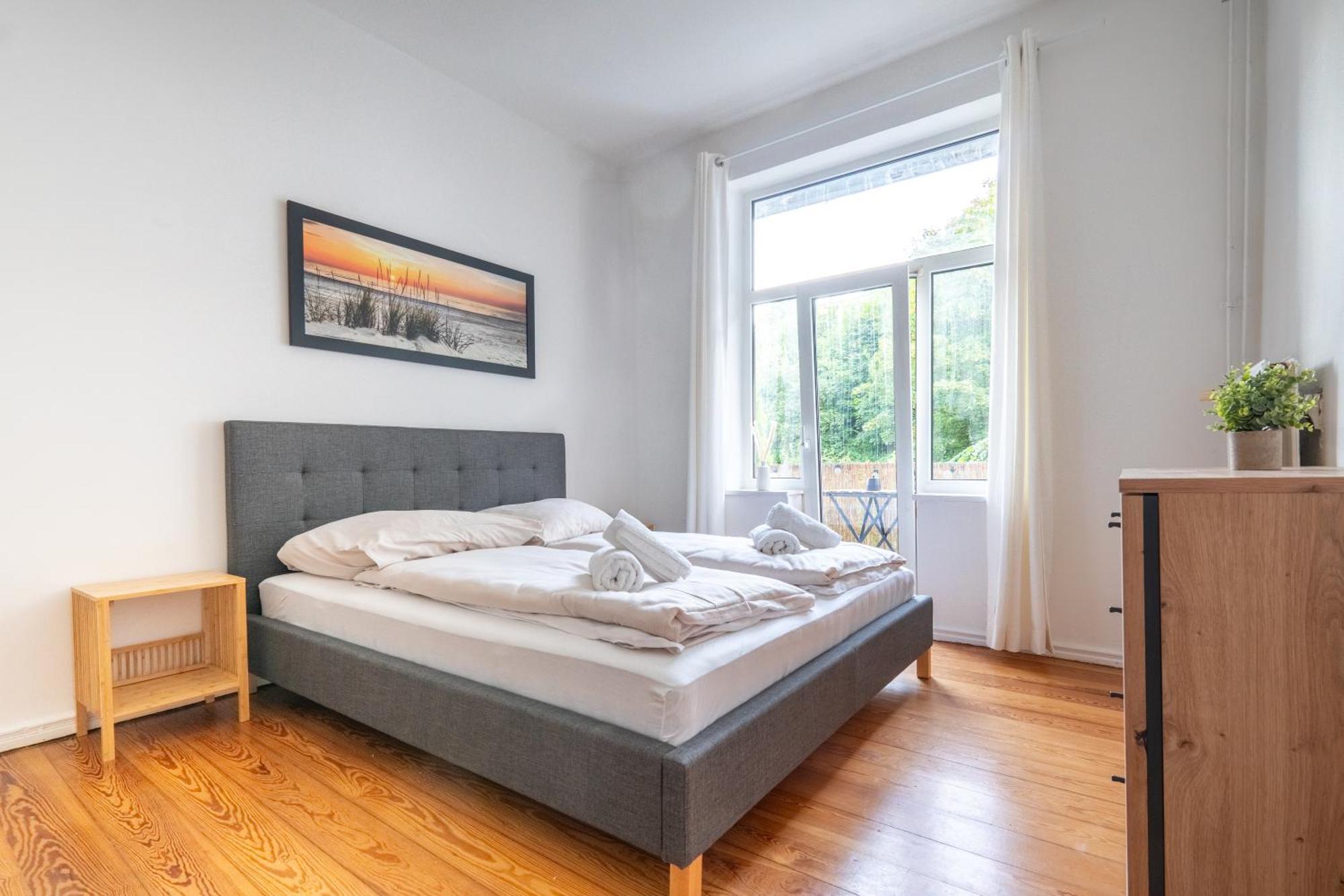 Grosses Apartment Mit 2 Balkonen Zentral Am Nordertor Flensburg Dış mekan fotoğraf