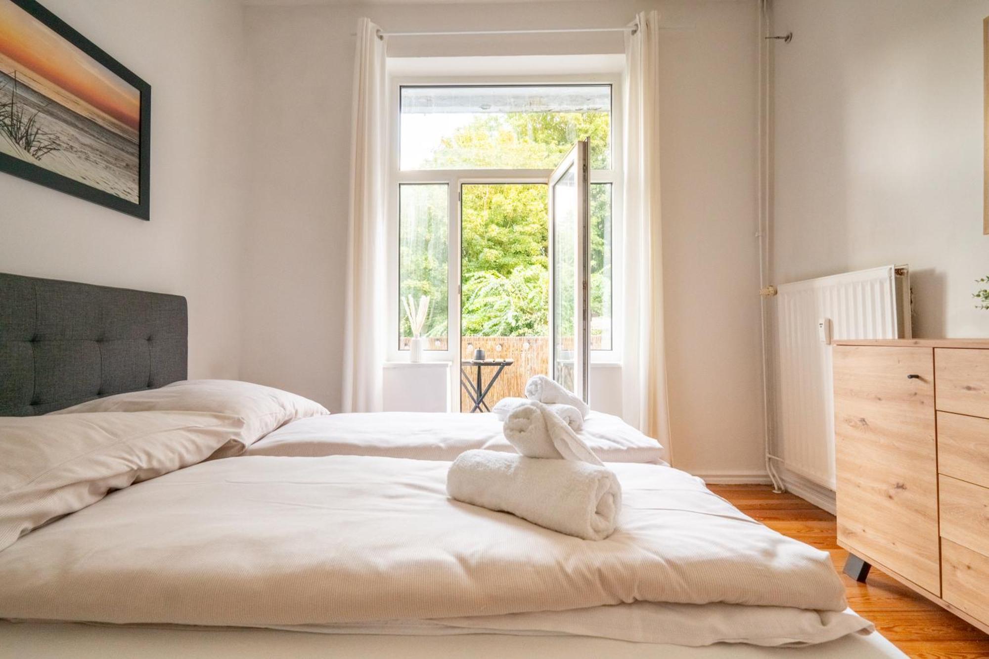 Grosses Apartment Mit 2 Balkonen Zentral Am Nordertor Flensburg Dış mekan fotoğraf